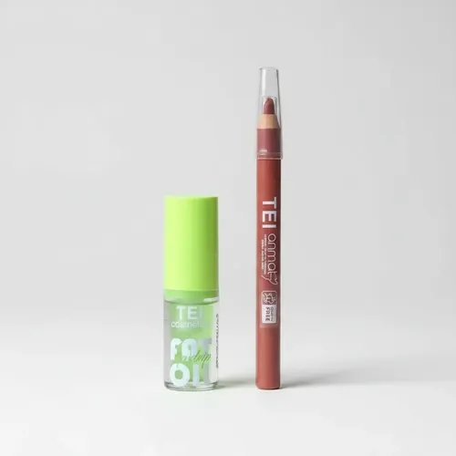 Kit Lip Delineador De Labios-liptint Glos Tei Dupe Nyx