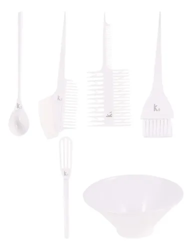 Set De 6 Peines Profesionales Para Teñir Cabello