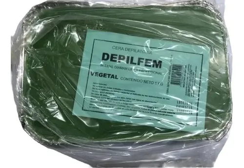 Cera Depilatoria Depilfem Vegetal X 1 Kg X6 Unidades¡¡¡