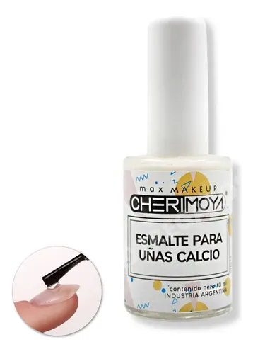 Esmalte Para Uñas Calcio Cherimoya 10ml Manicuria Esculpidas