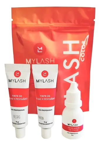 Kit Color Cejas Y Pestañas My Lash Tinte Profesional Negro