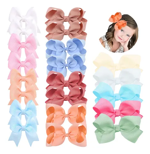 ..a 21pzs Broches Cabello Con Grande Moño For Bebés Niñas..