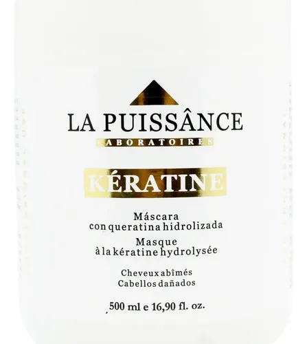 Mascara La Puissance Baño De Crema Keratina Reparacion 500ml