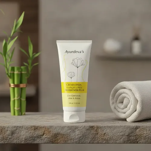 Crema Para Manos Y Pies Ayurdeva’s Caléndula, Aloe & Árnica