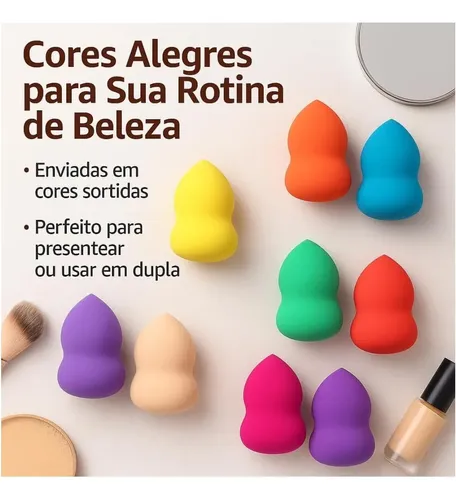 Kit Con 2 Esponjas De Maquillaje En Forma De Gota – Sortid C