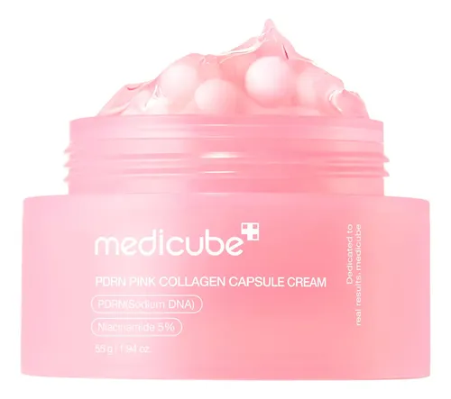 Medicube Salmon Dna Pdrn Pink Collagen Capsule Cream Coreano