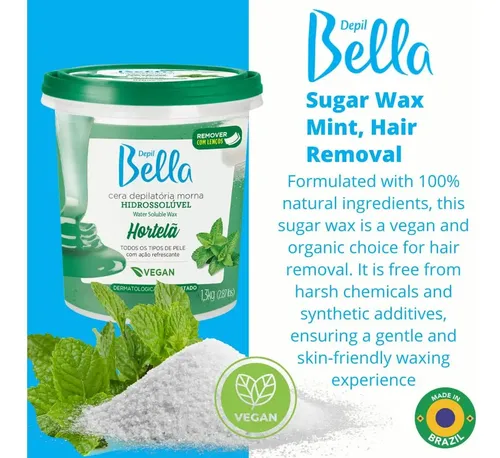 Pasta De Azúcar Depil Bella Menta 1.30 Kg – Cera Natural