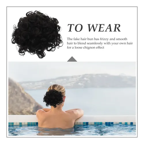 Relleno De Cabello Falso Para Chongo, Extensión De Cabello E