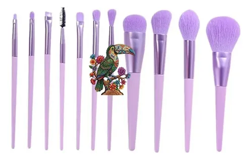 Juego De 11 Brochas De Maquillaje