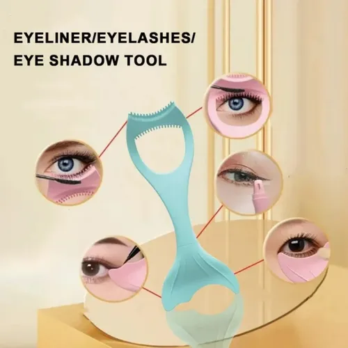Plantilla Guía Maquillaje Ojos Delineado Pestañas Sombras