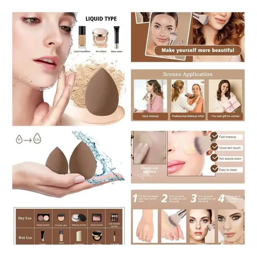 M* Set De Herramientas De Maquillaje Profesional, 54 *xl