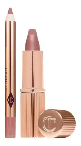 Set Labial Delineador Charlotte Tilbury Pillow Talk