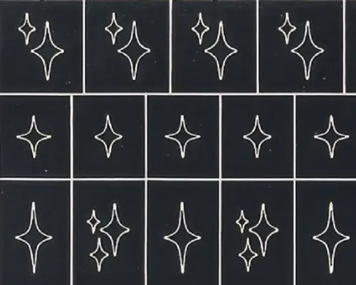 Plantilla Adhesiva Para Decoración De Uñas Nail Art Dot Ligh Ponto De Luz 1