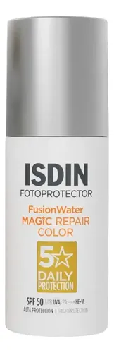 Fotoprotector Isdin Spf50 Fusion Water Magic Repair Color