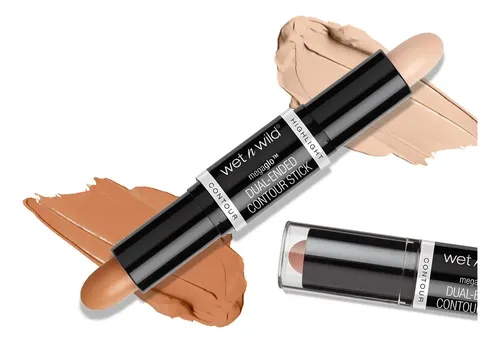 Wet n Wild Barra Lapiz de Contorno y iluminador 2 en 1 Stick MegaGlo Medium/Tan