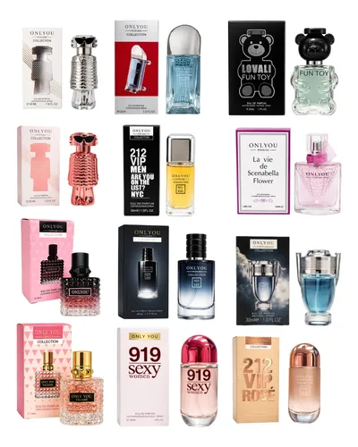 Kit Perfumes Surtidos Mujer Hombre Unisex Modelos Variados