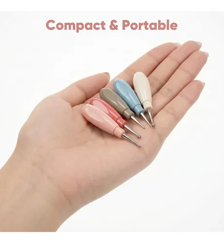Set 5 En 1 Para Uñas Con Puntas De Colores Y Diseños