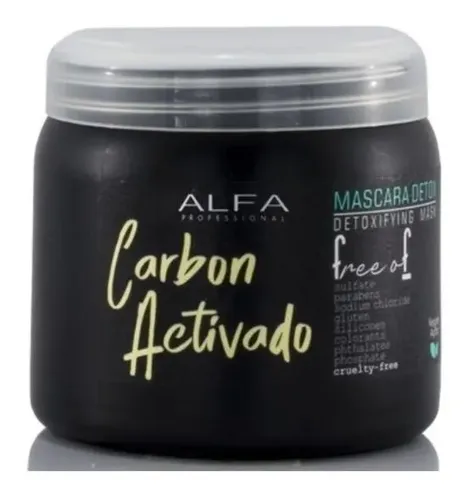 Mascara Carbon Activado Detox Alfa Professional X 200 Ml