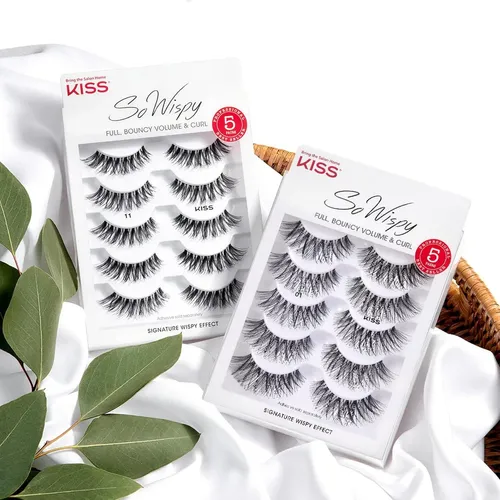 Pestañas Postizas Kiss So Wispy Style Multi Pack