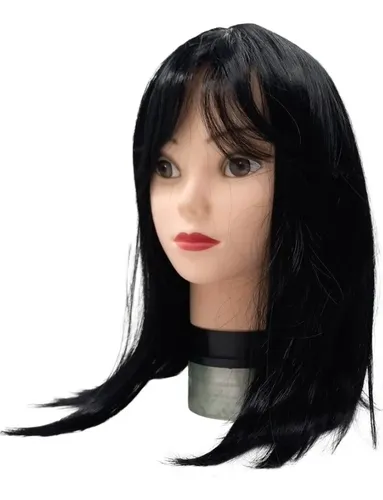 Peluca 40cm Corta Bob Carre Simil Natural Diaria Teatro