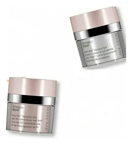 Cremas Día Y Noche Repair Volu Firm Los 2 Productos Antiedad