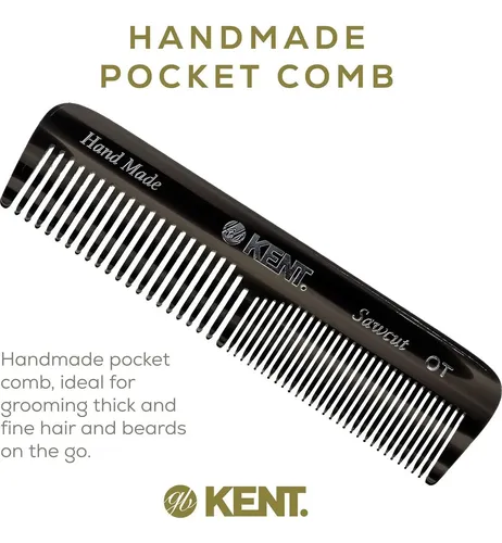 Peine Artesanal Para Cabello Y Barba Kent Ot Graphite
