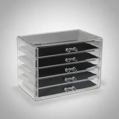 Organizador Multiuso Vgo Acrilico Rectangular 5 Cajones