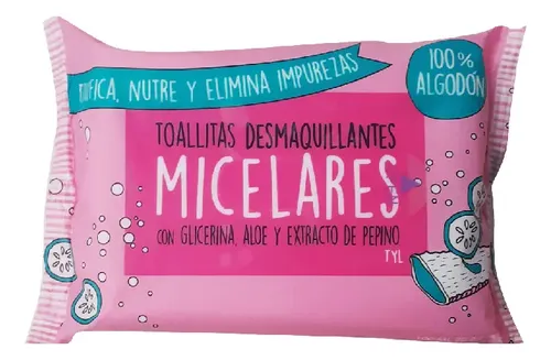 Toallita Desmaquillante Micelar Maxipaq Tyl