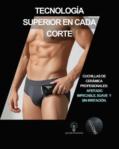 Recortadora Corporal Masculina Zonas Intimas Cero Tirones