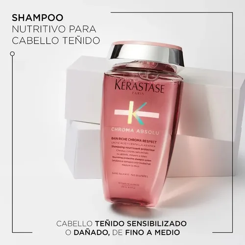 Kit Kérastase Chroma Absolu Shampoo Y Máscara + Regalo