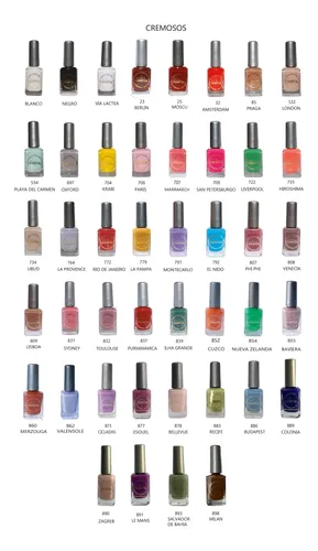 Kit 10 Esmaltes Para Uñas Tradicionales Xiu Xantia (10ml)