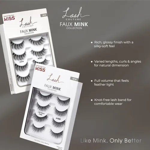 Pestañas Postizas Lash Couture Faux Mink Jubilee (4 Pares)