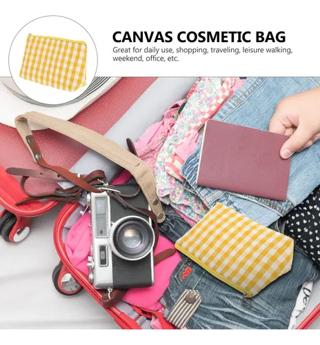Neceser De Viaje De Lona, Bolsa De Maquillaje