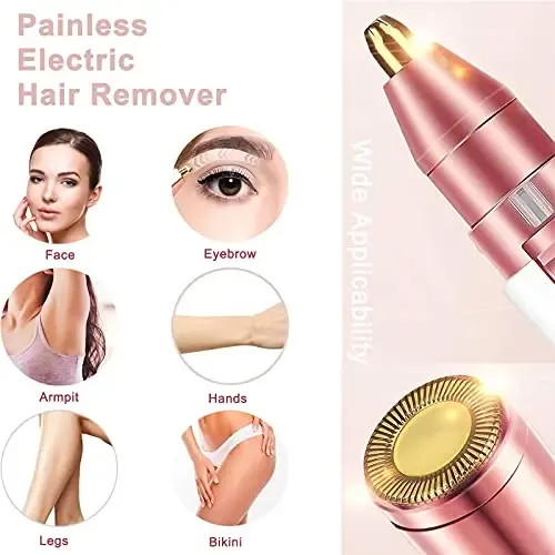 Removedor De Vello Facial Para Mujer, Recortador De Cejas, N