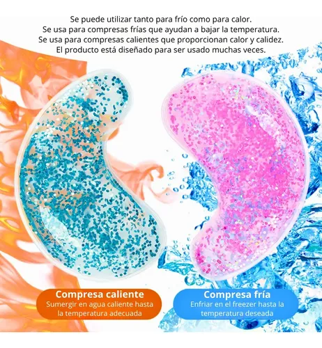 Pack X5 Pares Parches Gel Ojeras Reutilizables Reafirmantes