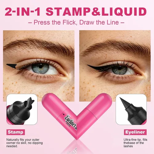 Delineador Con Sello Giratorio Brenqe Black 10 Mm