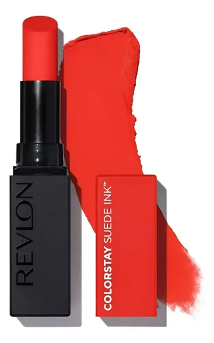 Labial Revlon Colorstay Suede Ink Acabado Matefeed The Flame