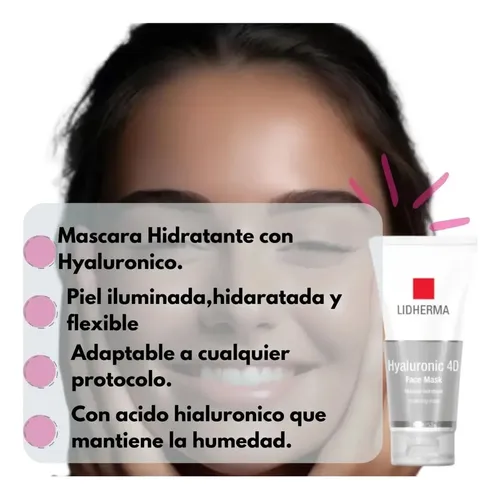 Hyaluronic 4d Mascara Lidherma Antiarrugas Antiage Hidrata