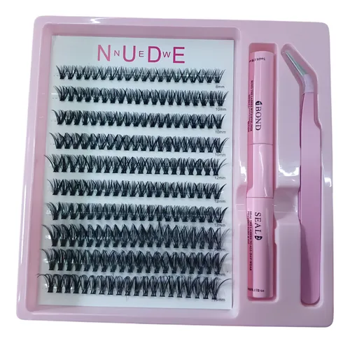Kit De Pestañas Autoadhesivas Querida Tesoro 40p-30p