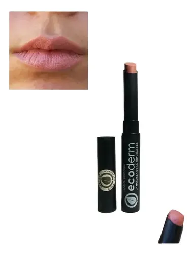 Labial Cremoso Ecoderm Natural Vegano Apto Celíacas Sin Tacc