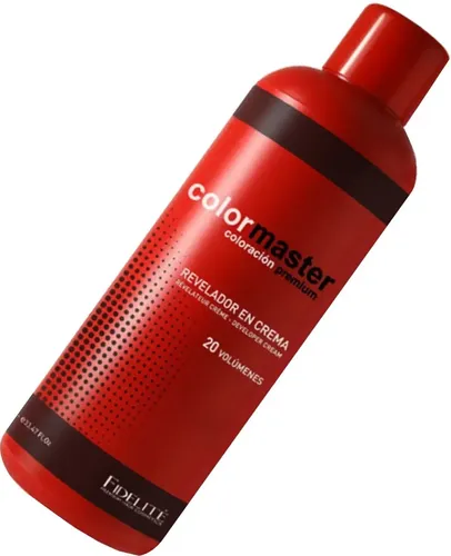 Revelador Agua Oxigenada Oxidante Colormaster Fidelite 20 V.