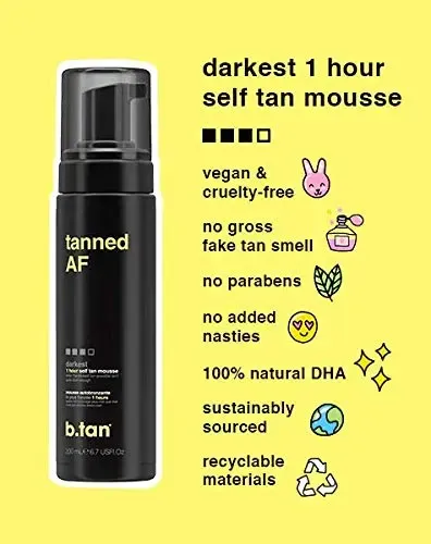 Kit Autobronceador B.tan Oscuro Y Duradero Con Guante Autobr