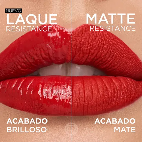 Labial L’Oréal Paris Laque Laque Resistance color pink oulala 250 brillante