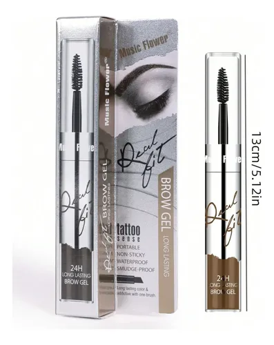 Music Flower Gel De Cejas 2 En 1 Con Color