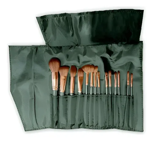 Set De 14 Brochas De Maquillaje Con Estuche
