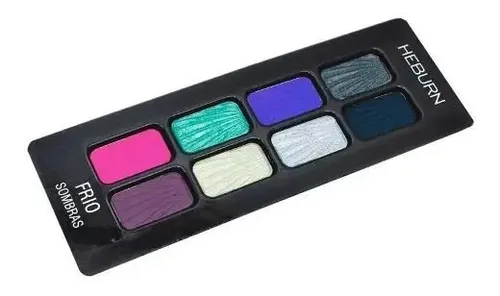 Heburn Paleta Sombras Ojos 8 Tonos Brilloso Mate 940 Frios