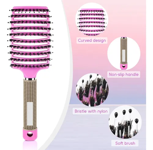 Cepillo De Pelo Iiimeidu 2 Pzs Desenredante Para Cabello Húm