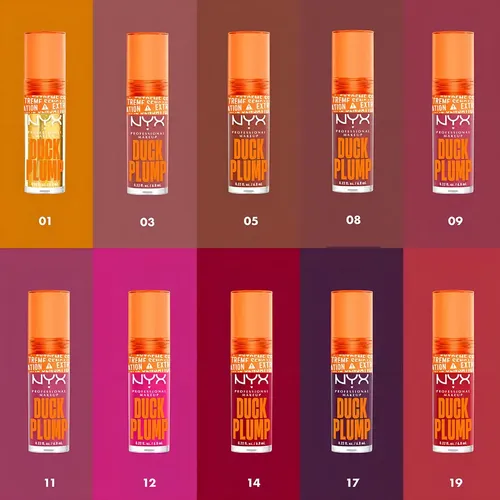 Brillo Labial NYX Duck Plump con Efecto Voluminizador, Tono Clearly Spicy
