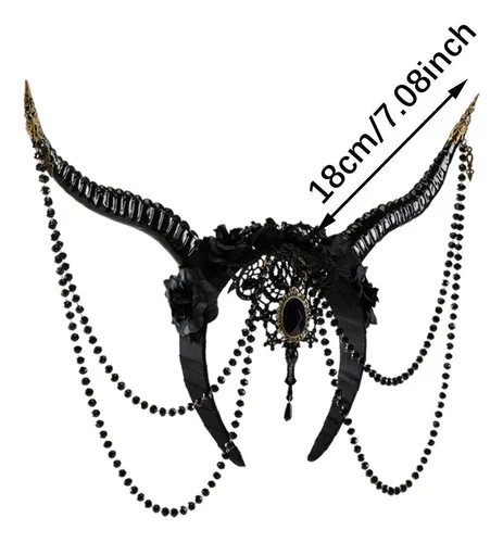 Diadema De Para Mujer, Accesorio Gótico De Antílope,