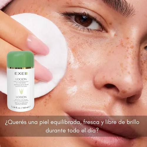 Locion Secativa Piel Grasa Antiacne Limpieza Seca Exel 160 M